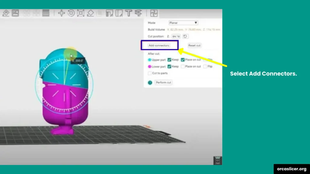 Orca Slicer Guide 17 Add the Connecters