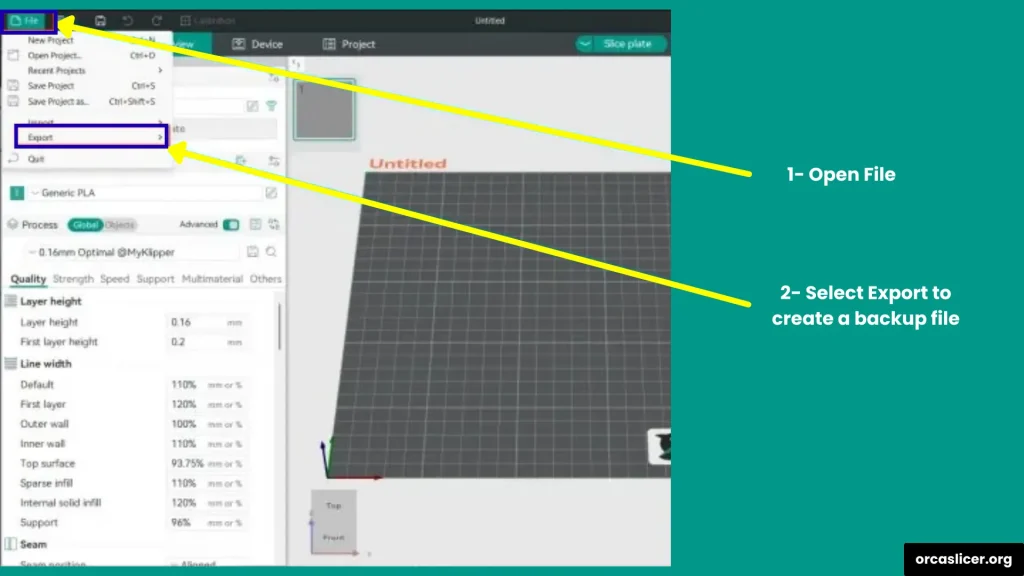 Orca Slicer Guide 3 Backup