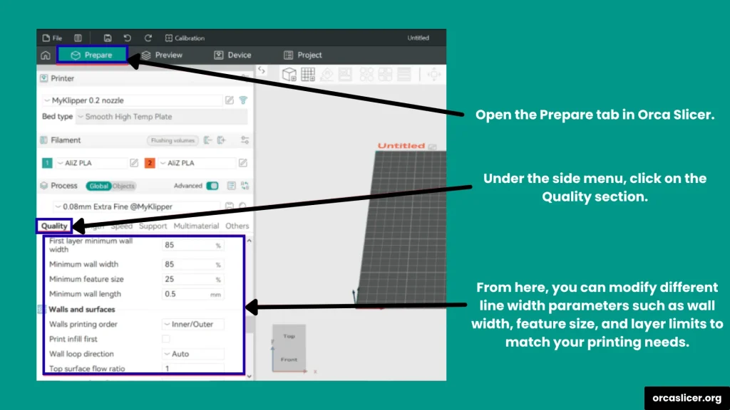 Szerokość linii 1 Line