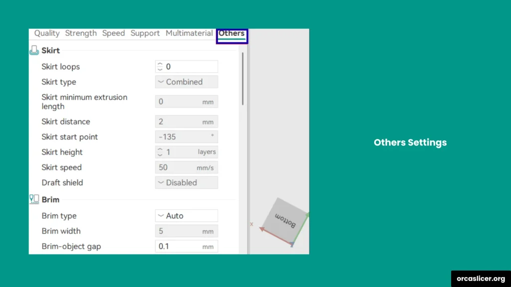 Orca Slicer Konfiguracja 9 Others Settings
