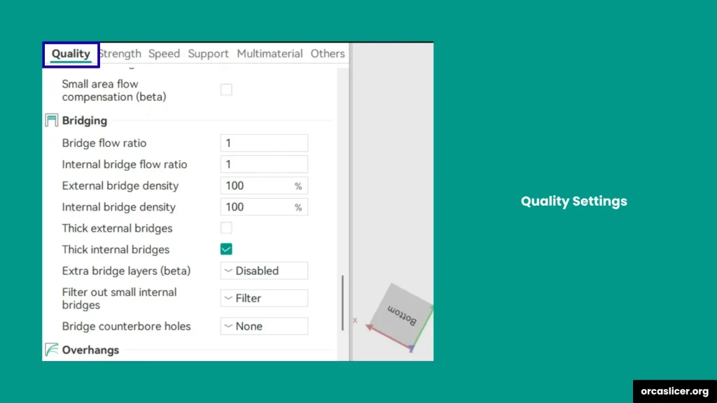 Orca Slicer Konfiguracja 4 Quality Settings